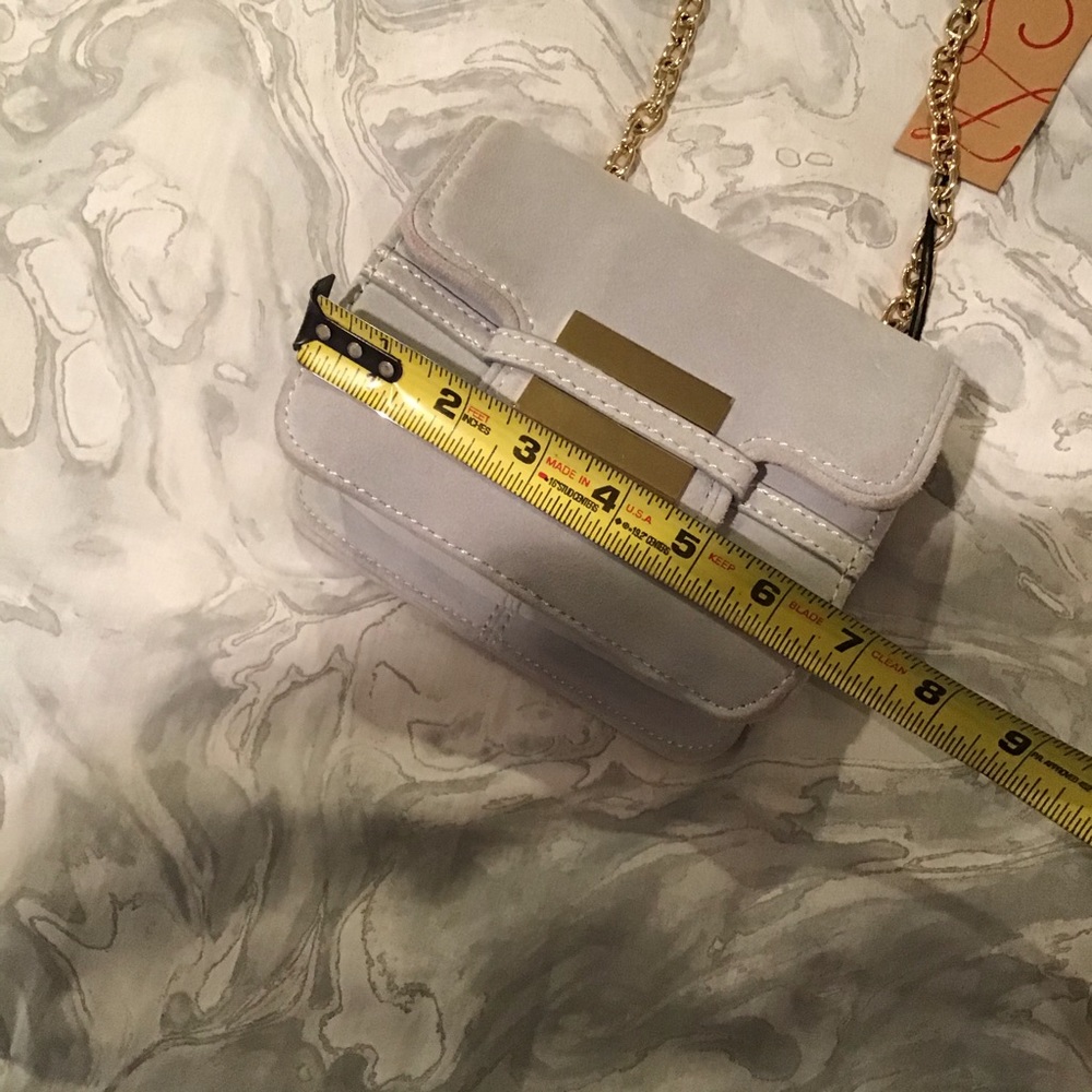 Zac Posen Americana mini crossbody suede bag - Picture 2 of 9